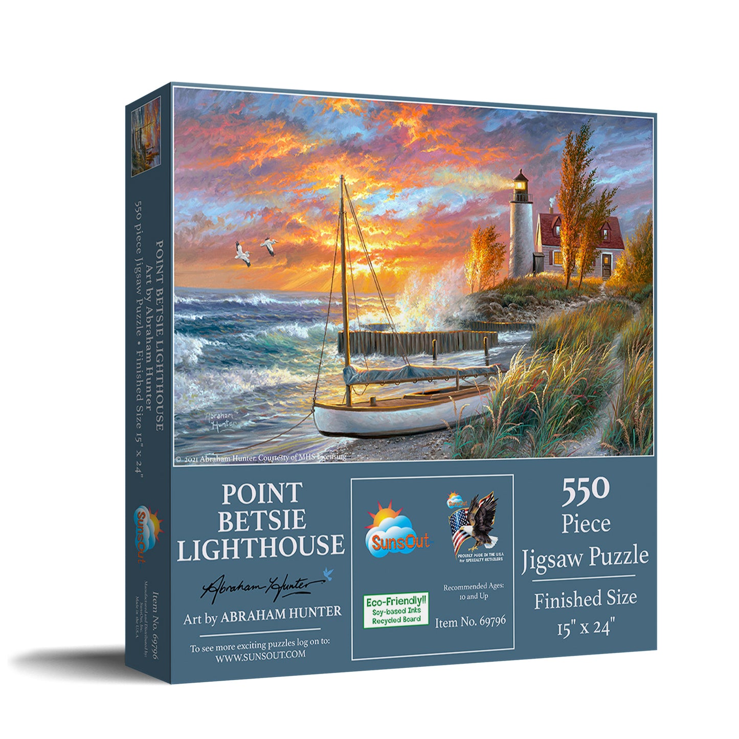 Point Betsie Lighthouse 550 pc  Jigsaw Puzzle 69796