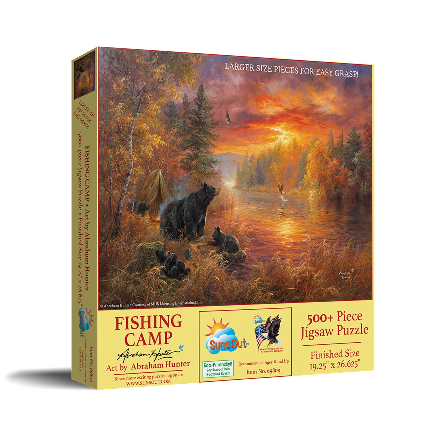 Fishing Camp 500 pc Large Pieces Jigsaw Puzzle 69809