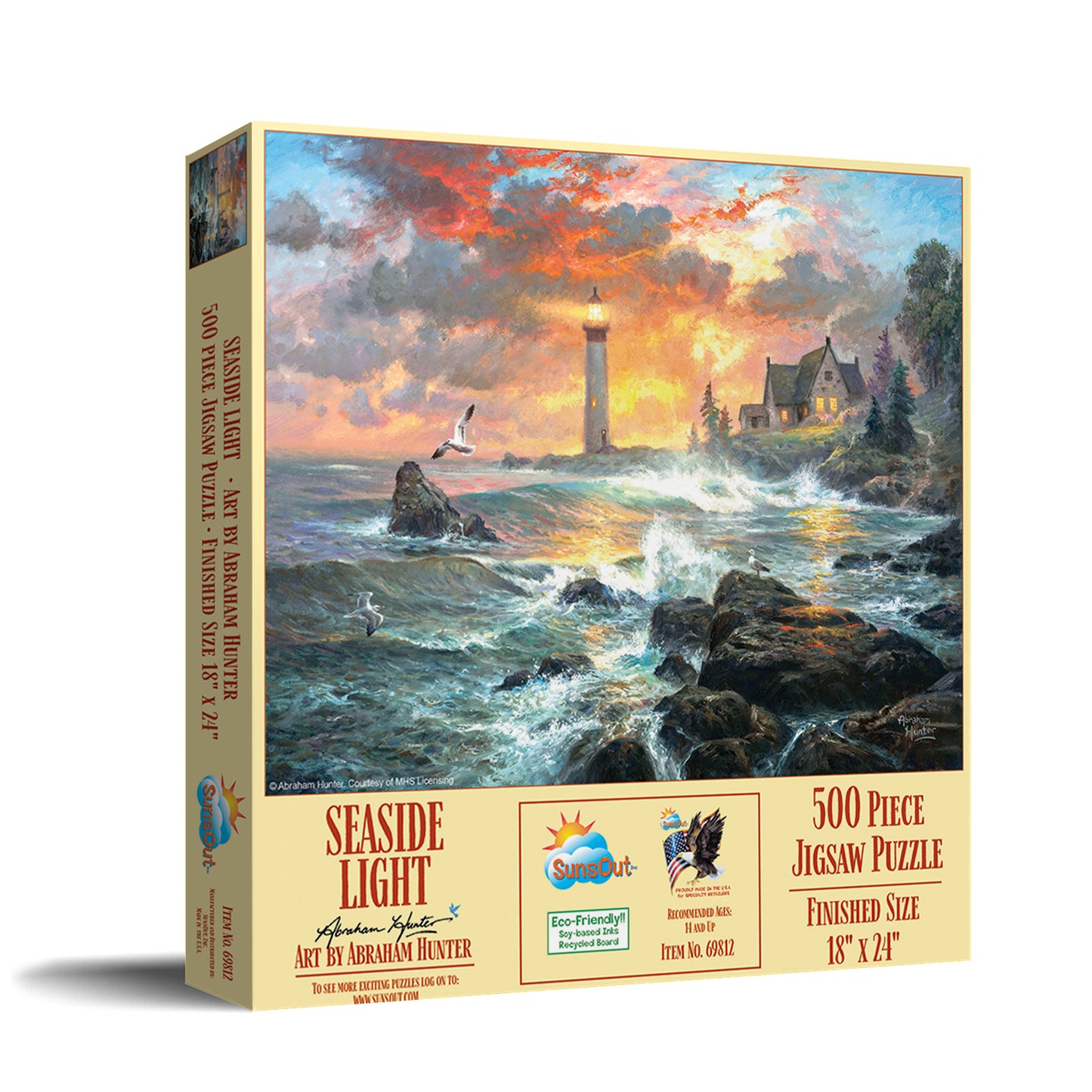 Seaside Light 500 pc  Jigsaw Puzzle 69812