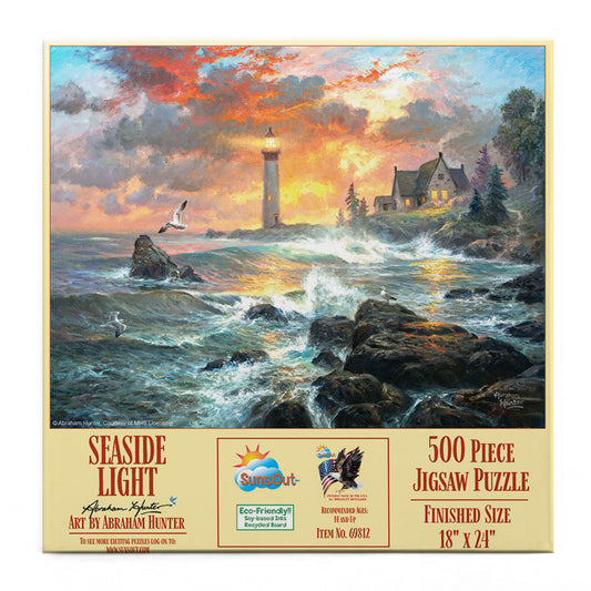 Seaside Light 500 pc  Jigsaw Puzzle 69812
