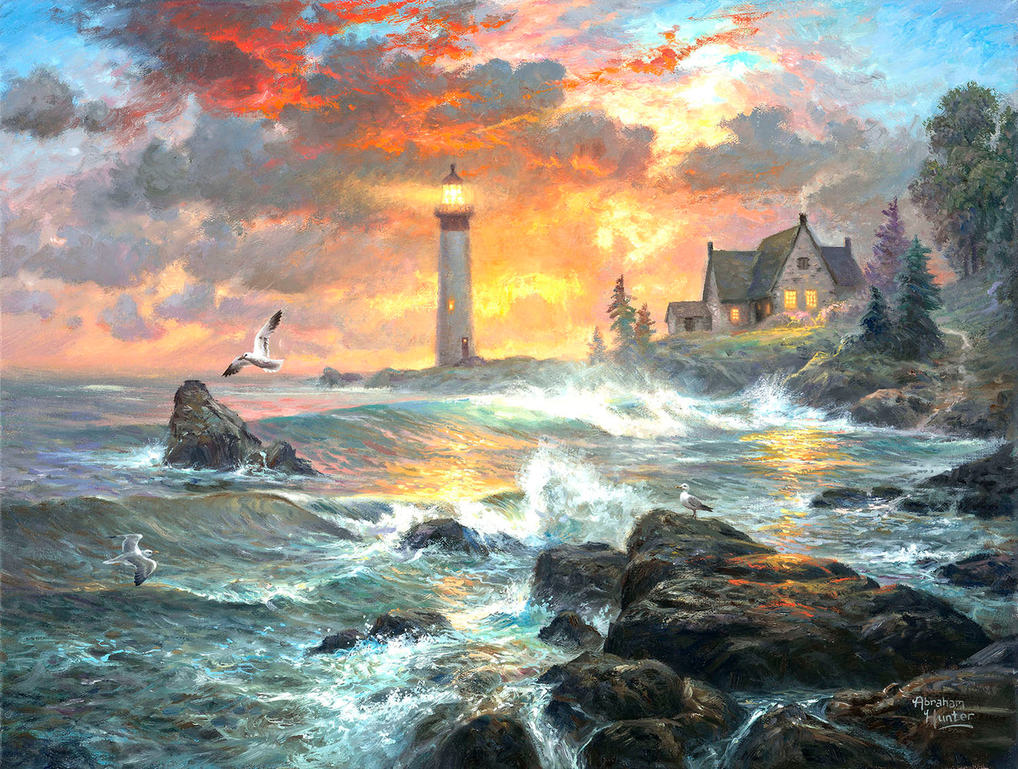 Seaside Light 500 pc  Jigsaw Puzzle 69812