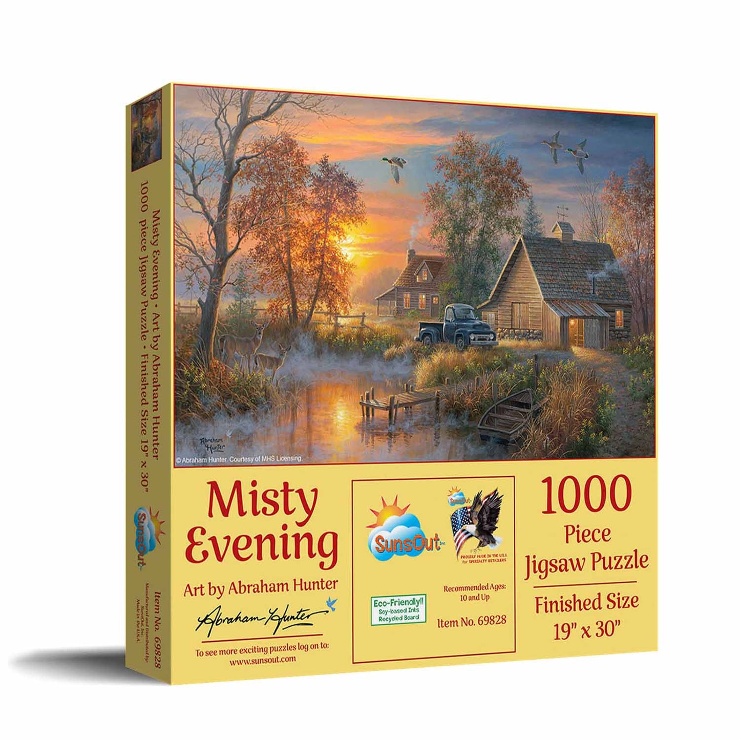 Misty Evening 1000 pc  Jigsaw Puzzle 69828