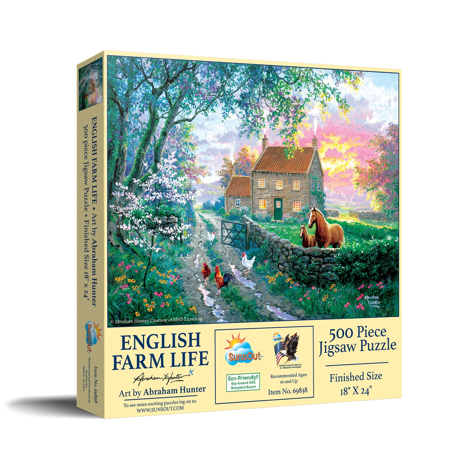 English Farm Life 500 pc  Jigsaw Puzzle 69838