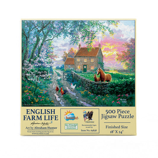 English Farm Life 500 pc  Jigsaw Puzzle 69838