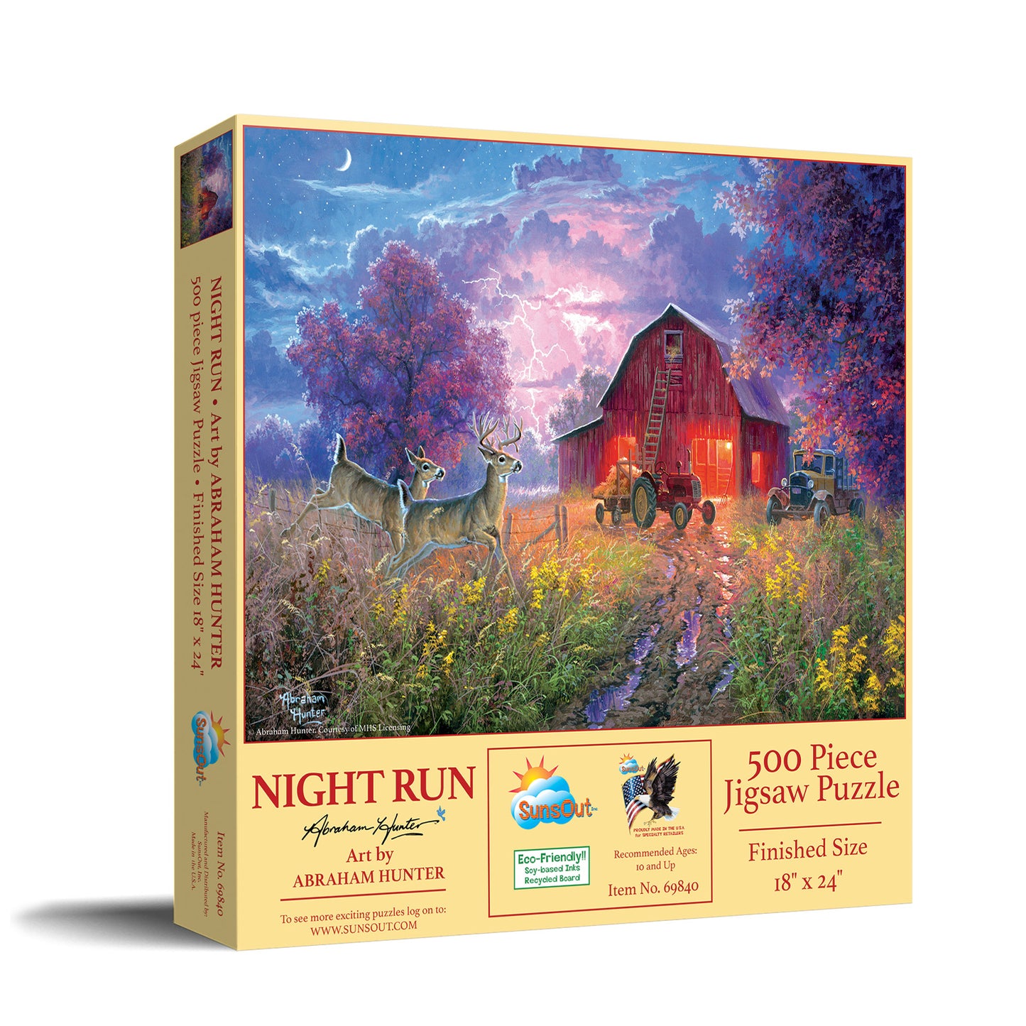 Night Run 500 pc  Jigsaw Puzzle 69840