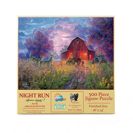 Night Run 500 pc  Jigsaw Puzzle 69840