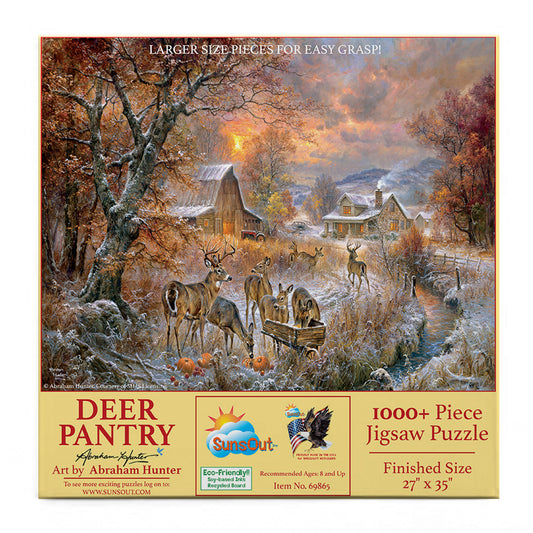 Deer Pantry 1000 pc Large Pieces Jigsaw Puzzle 69865