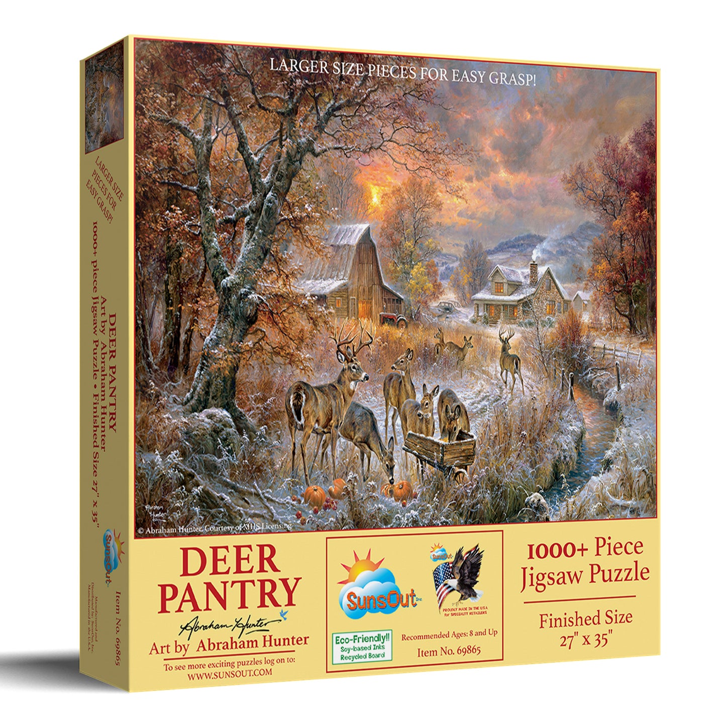 Deer Pantry 1000 pc Large Pieces Jigsaw Puzzle 69865