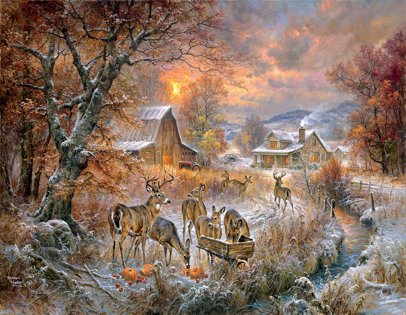Deer Pantry 1000 pc Large Pieces Jigsaw Puzzle 69865