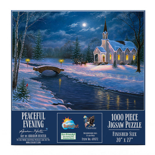 Peaceful Evening 1000 pc  Jigsaw Puzzle 69872