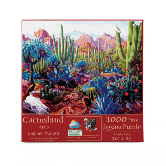 Cactusland 1000 pc  Jigsaw Puzzle 69936