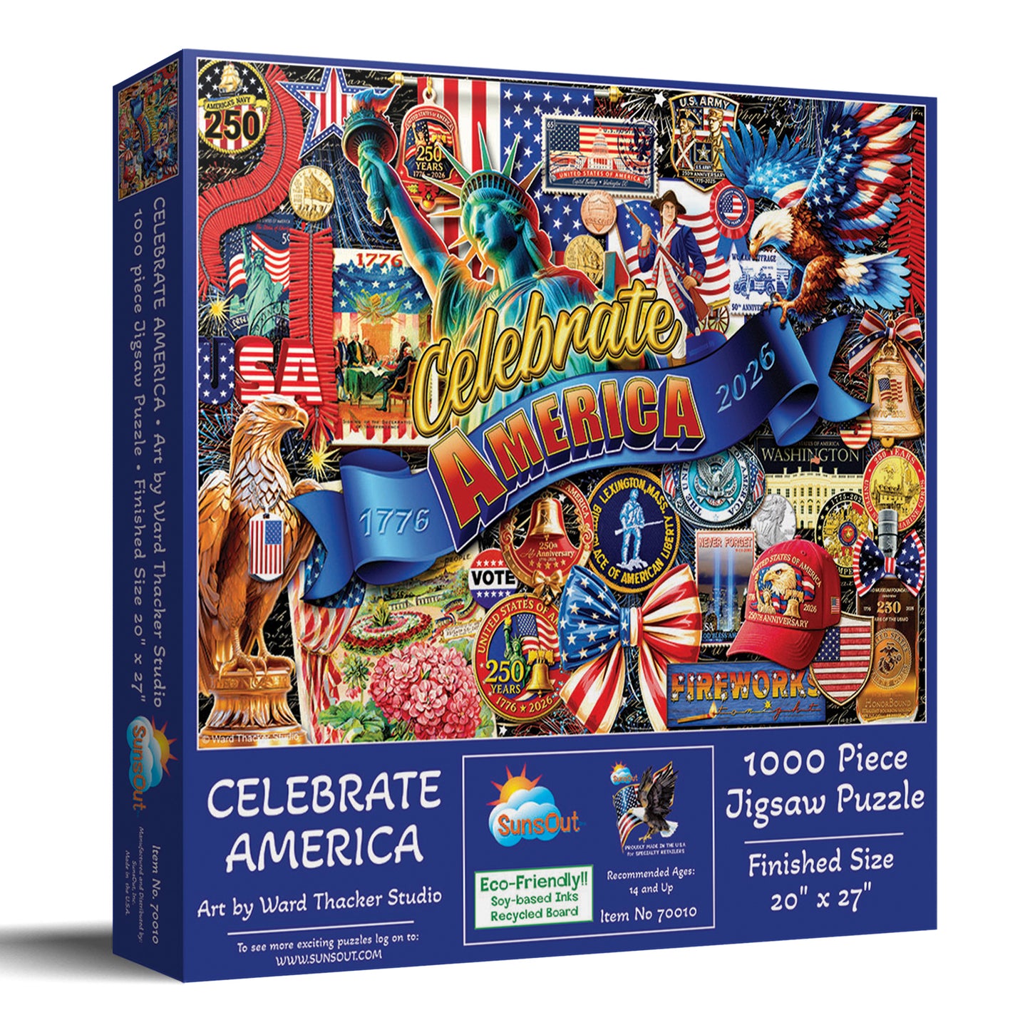 Celebrate America 1000 pc  Jigsaw Puzzle 70010