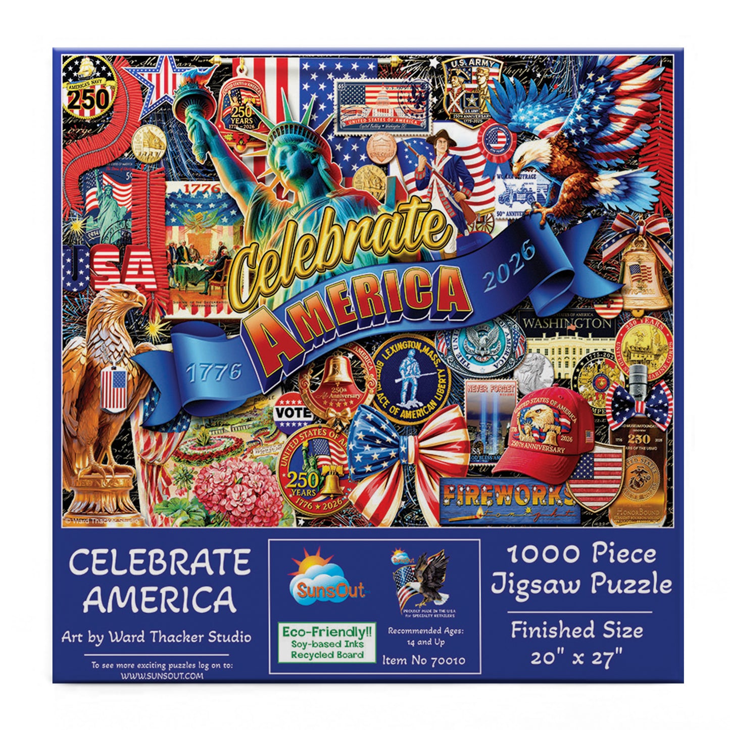 Celebrate America 1000 pc  Jigsaw Puzzle 70010