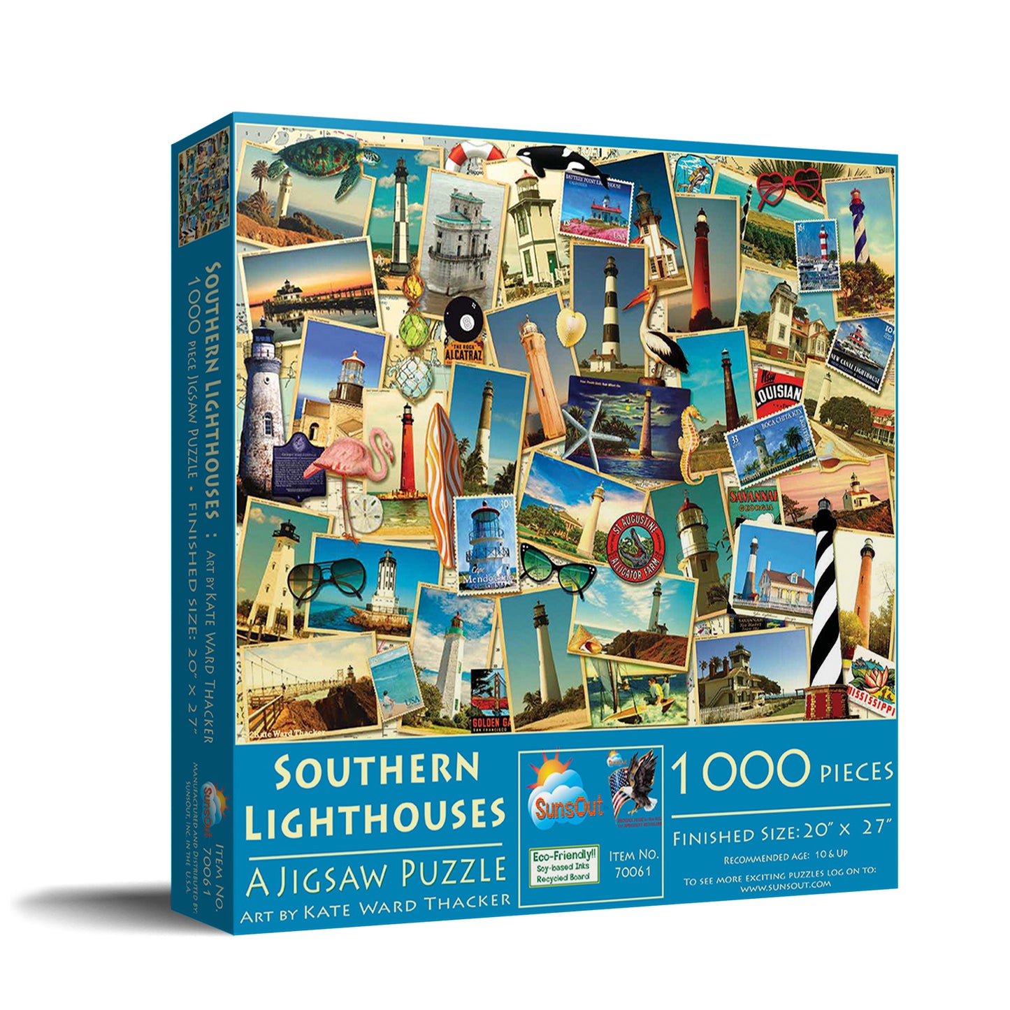 Southern Lighthouses 1000 pc  Jigsaw Puzzle 70061