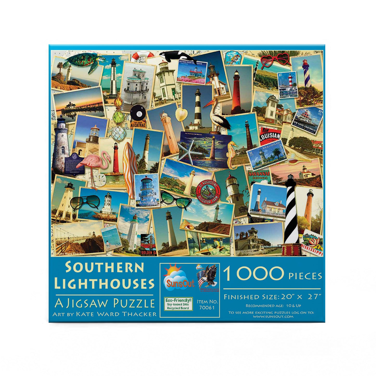 Southern Lighthouses 1000 pc  Jigsaw Puzzle 70061