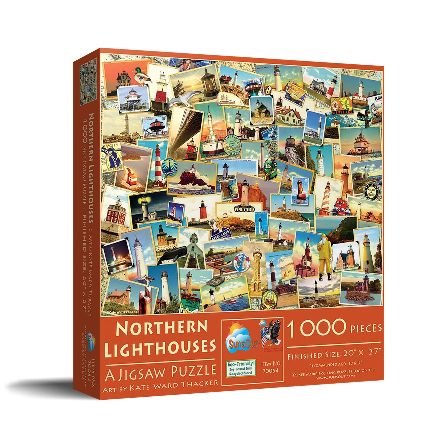 Northern Lighthouses 1000 pc  Jigsaw Puzzle 70064