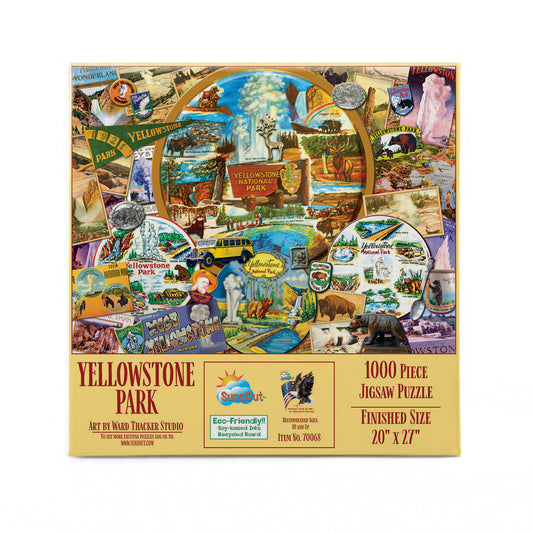 Yellowstone Park 1000 pc  Jigsaw Puzzle 70068