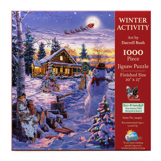 Winter Activity 1000 pc  Jigsaw Puzzle 70405