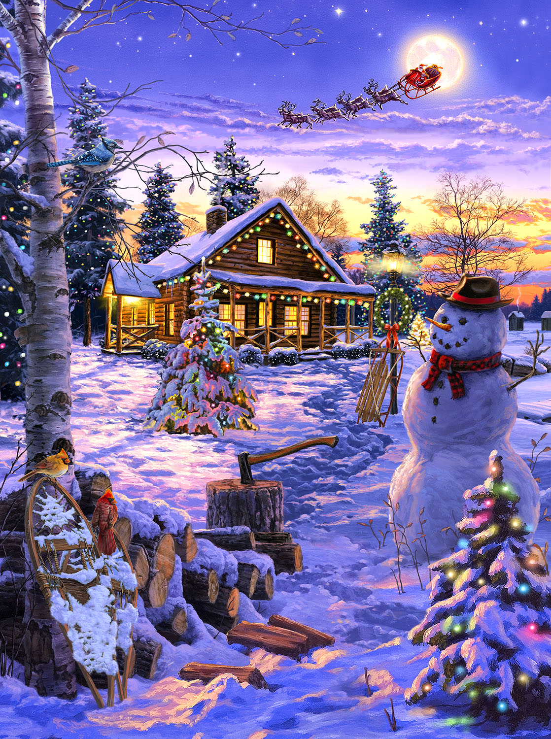 Winter Activity 1000 pc  Jigsaw Puzzle 70405