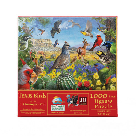 Texas Birds 1000 pc  Jigsaw Puzzle 70939