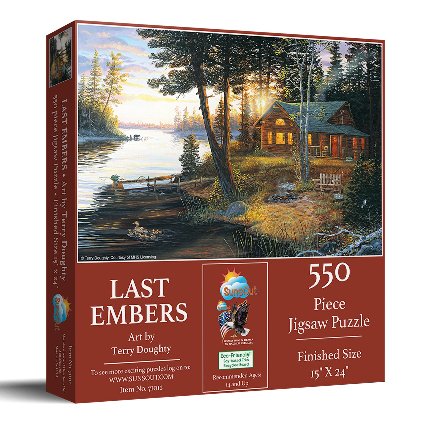 Last Embers 550 pc  Jigsaw Puzzle 71012