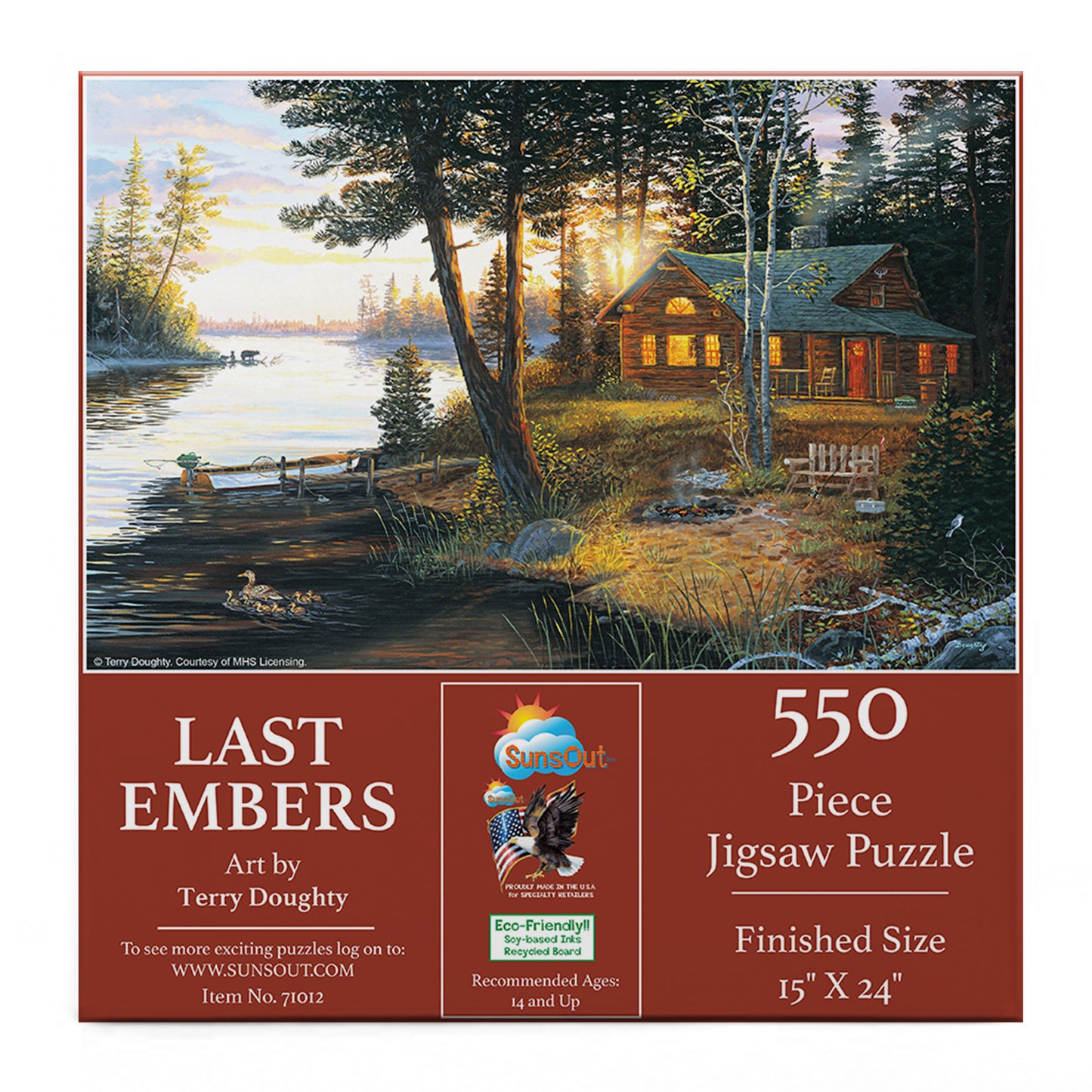 Last Embers 550 pc  Jigsaw Puzzle 71012