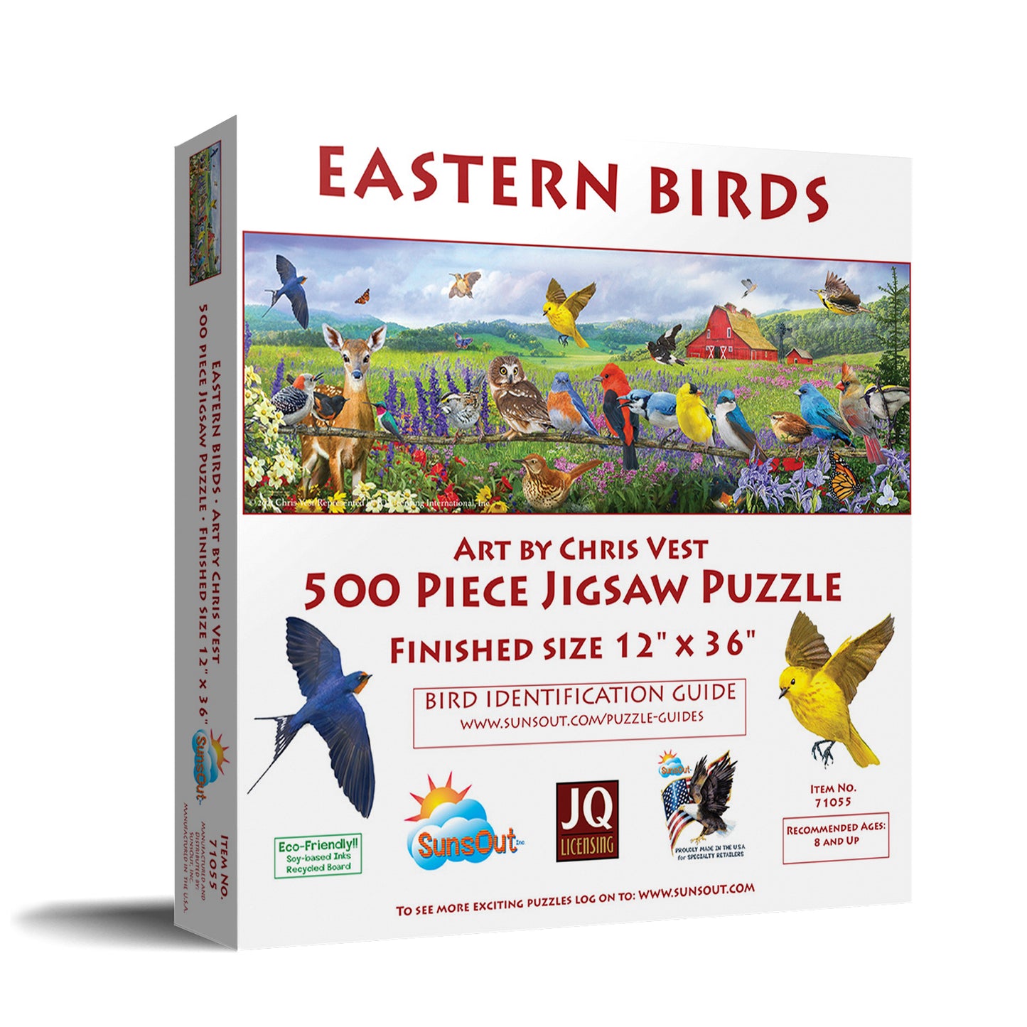 Eastern Birds 500 pc  Jigsaw Puzzle 71055