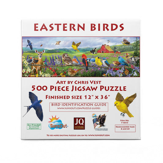 Eastern Birds 500 pc  Jigsaw Puzzle 71055