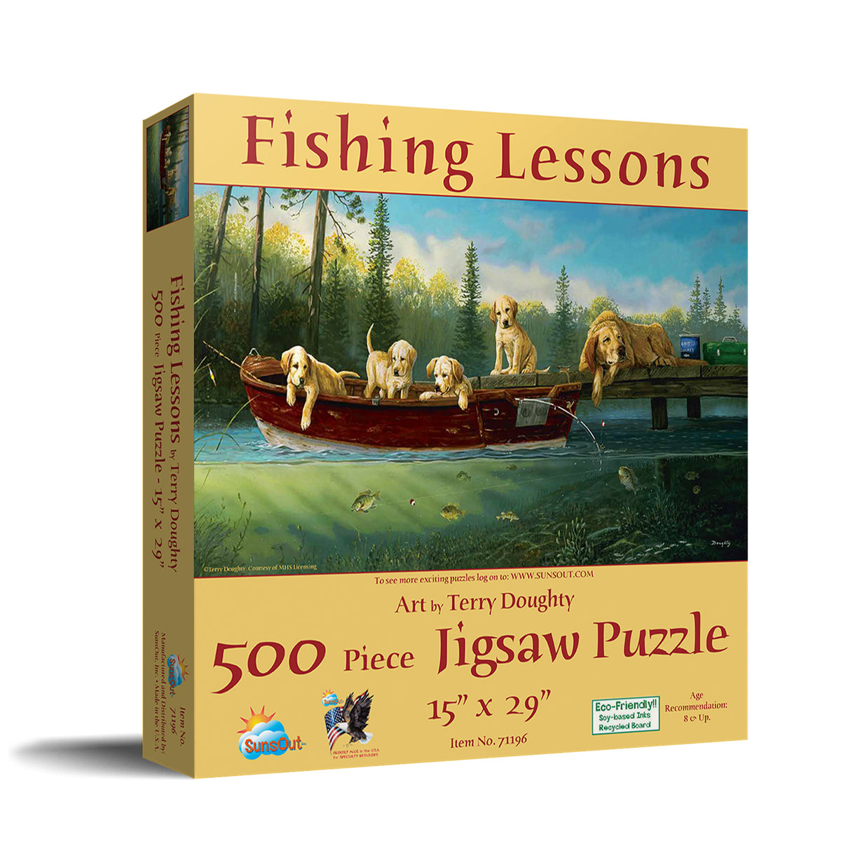 Fishing Lessons 500 pc  Jigsaw Puzzle 71196
