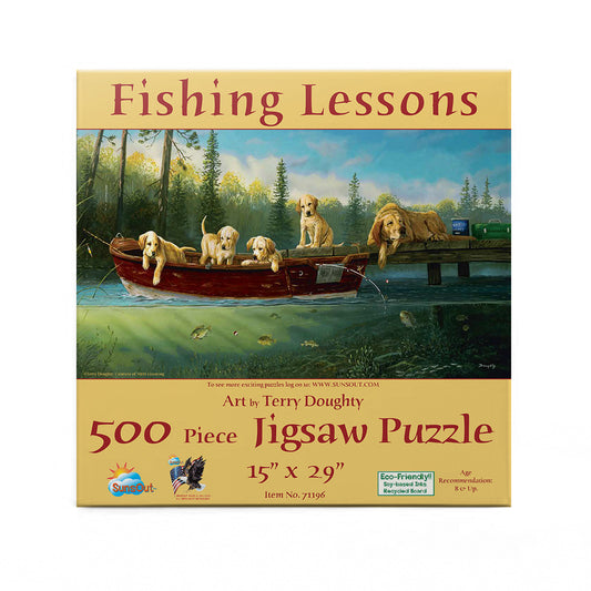 Fishing Lessons 500 pc  Jigsaw Puzzle 71196