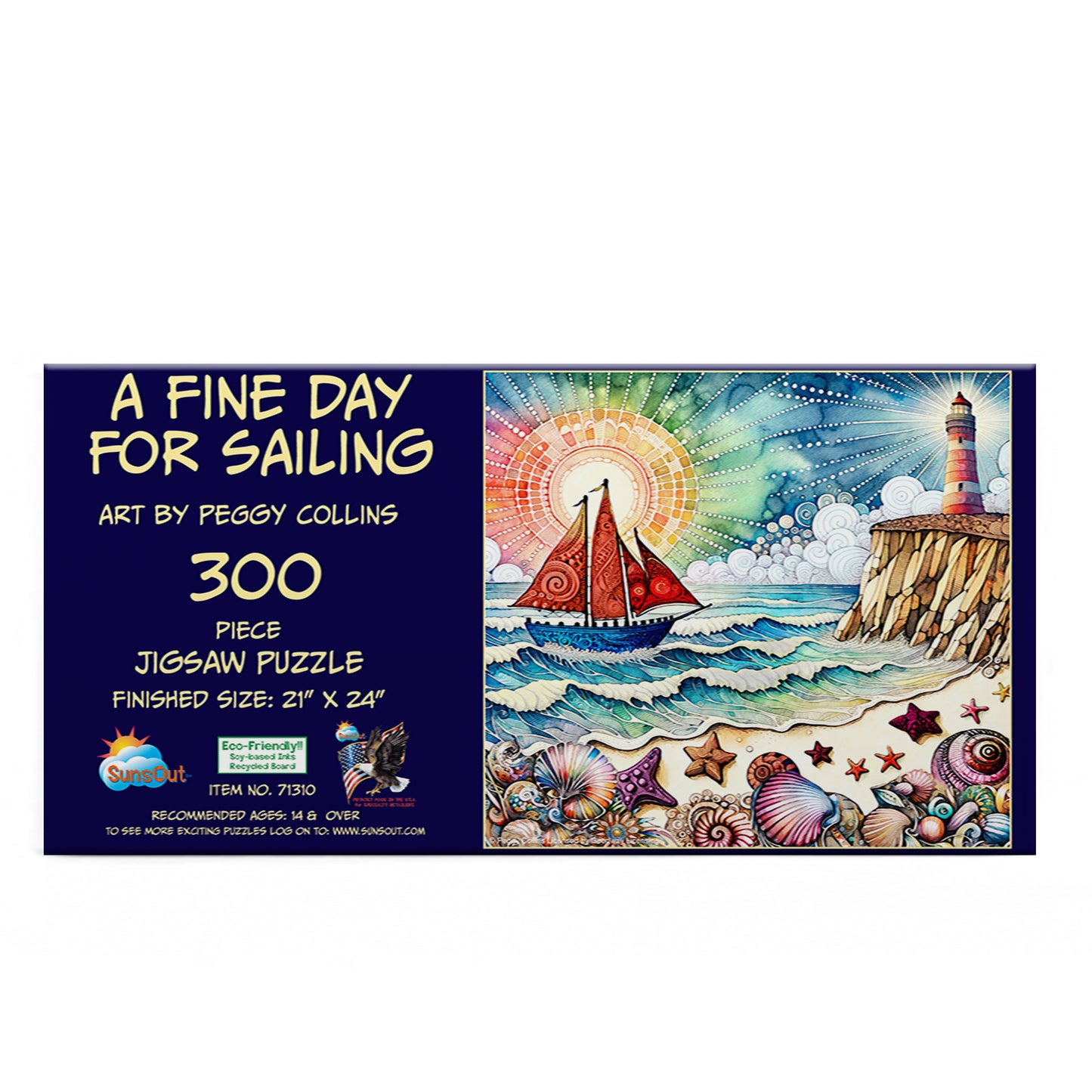 A fine Day for Sailing 300 pc  Jigsaw Puzzle 71310