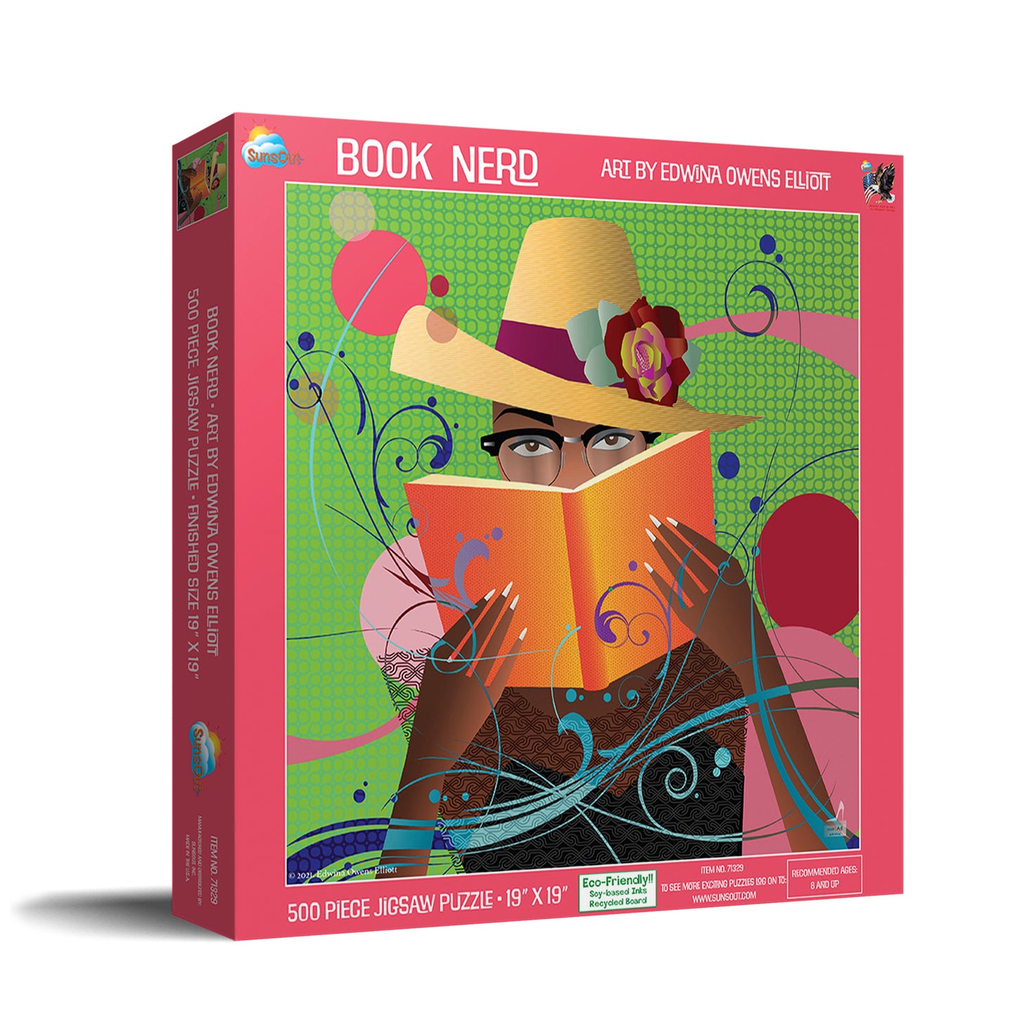 Book Nerd 500 pc  Jigsaw Puzzle 71329