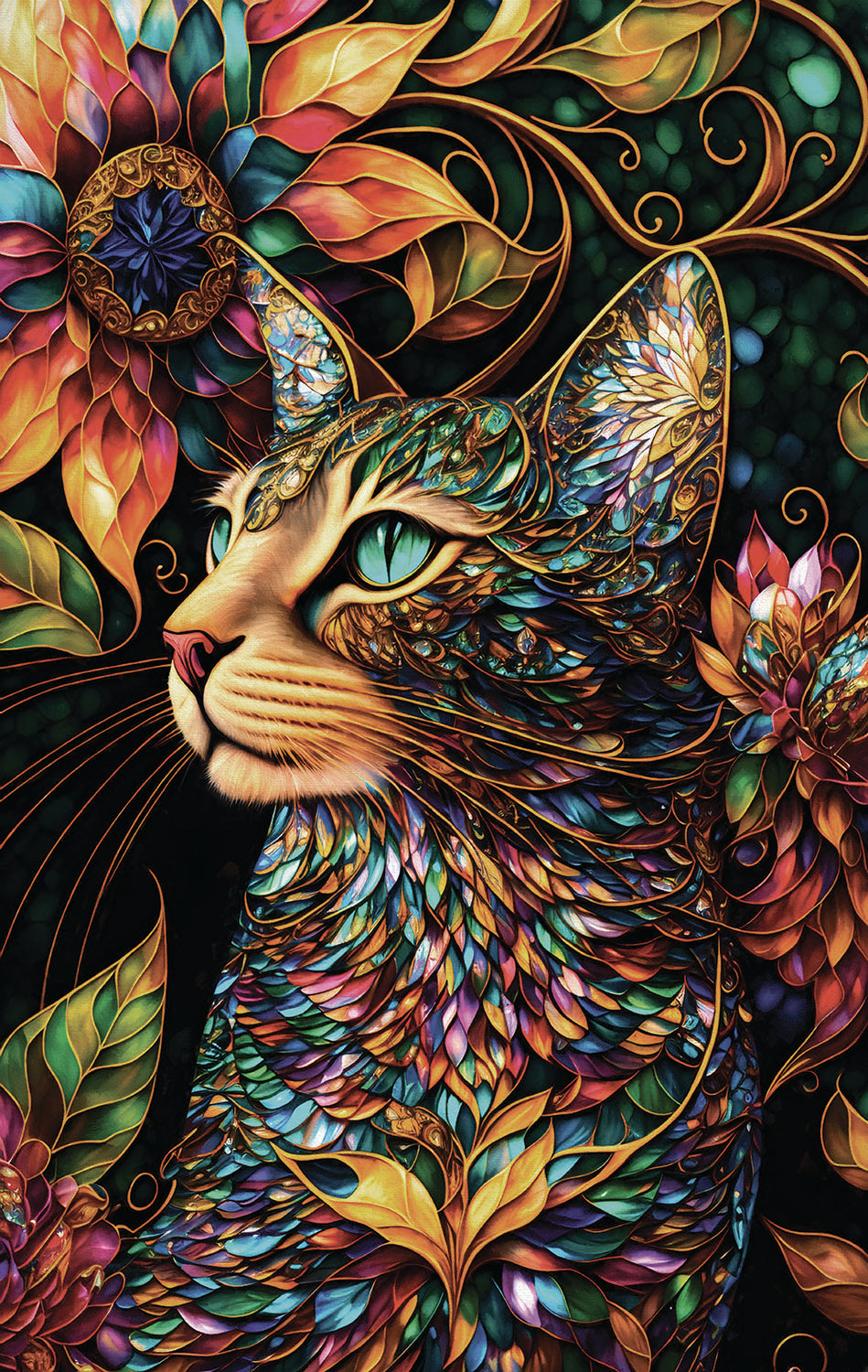 A Happy Cat 550 pc  Jigsaw Puzzle 71336