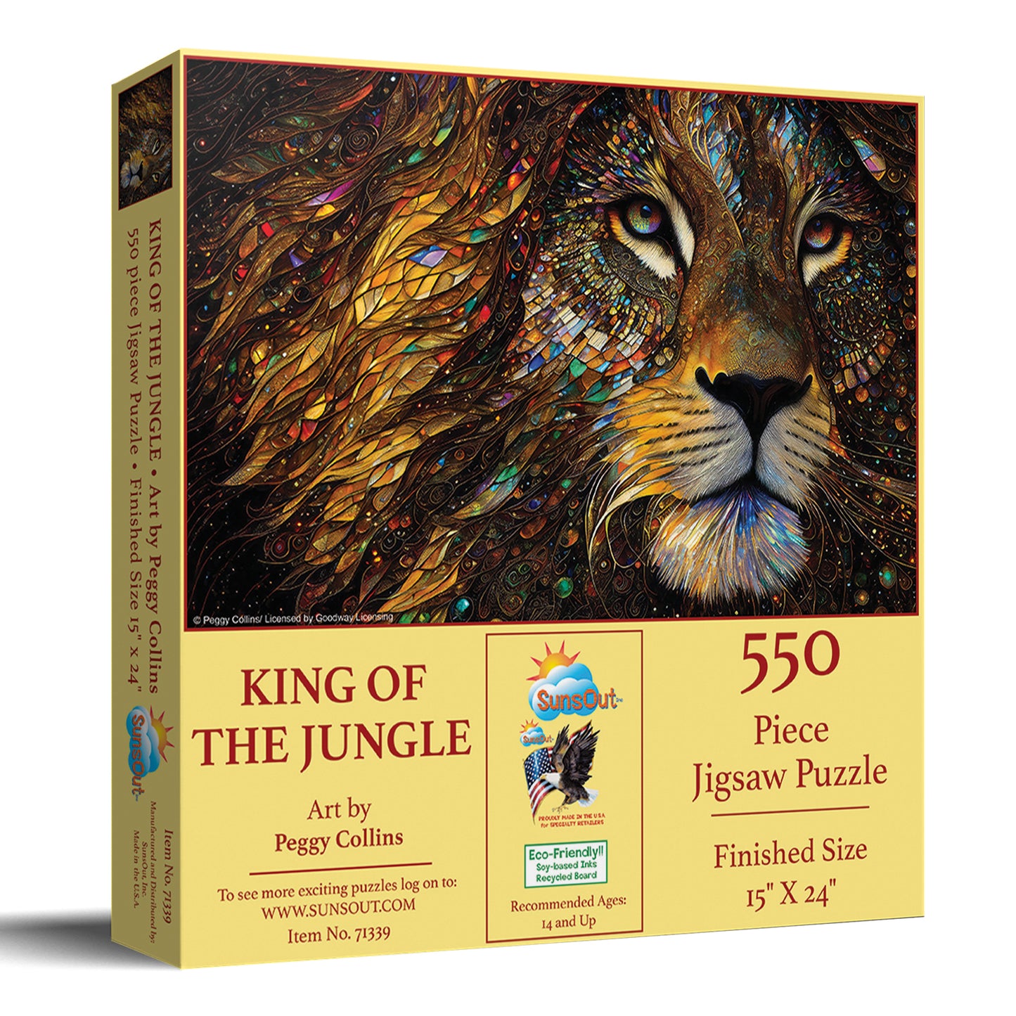 King of the Jungle 550 pc  Jigsaw Puzzle 71339