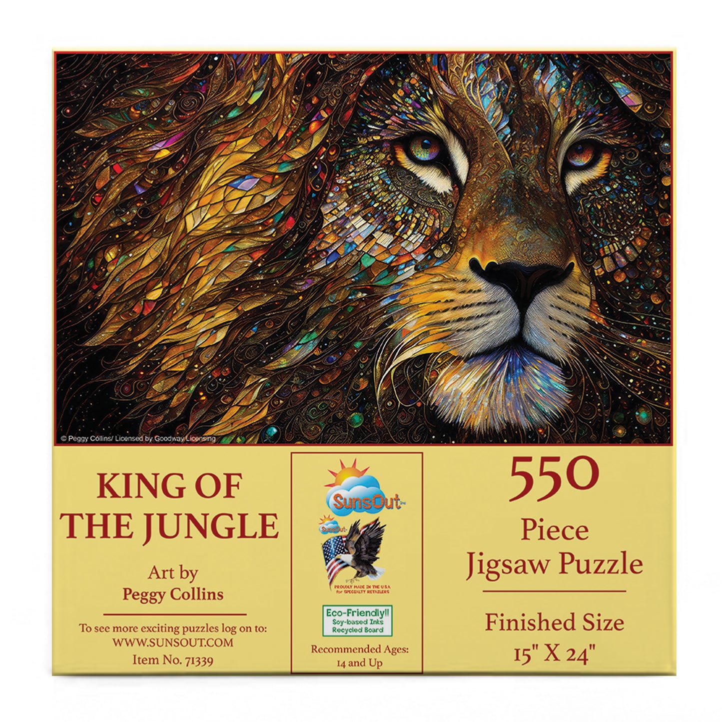 King of the Jungle 550 pc  Jigsaw Puzzle 71339