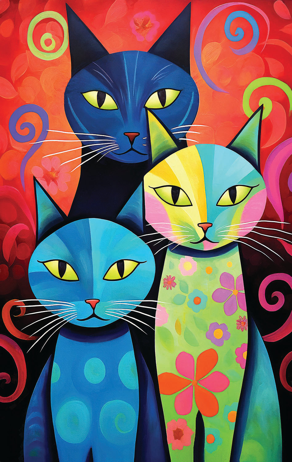 Cat Family 550 pc  Jigsaw Puzzle 71354