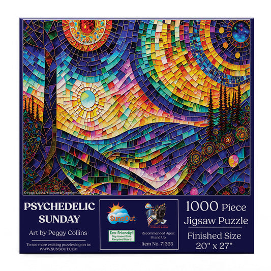Psychedelic Sunday 1000 pc  Jigsaw Puzzle 71365