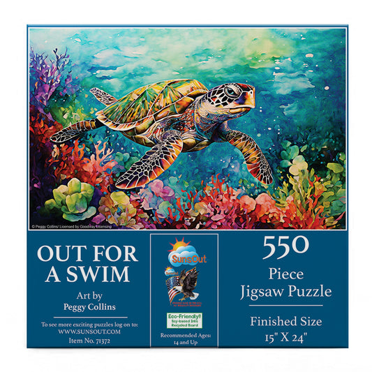 Out for a Swim 550 pc  Jigsaw Puzzle 71372
