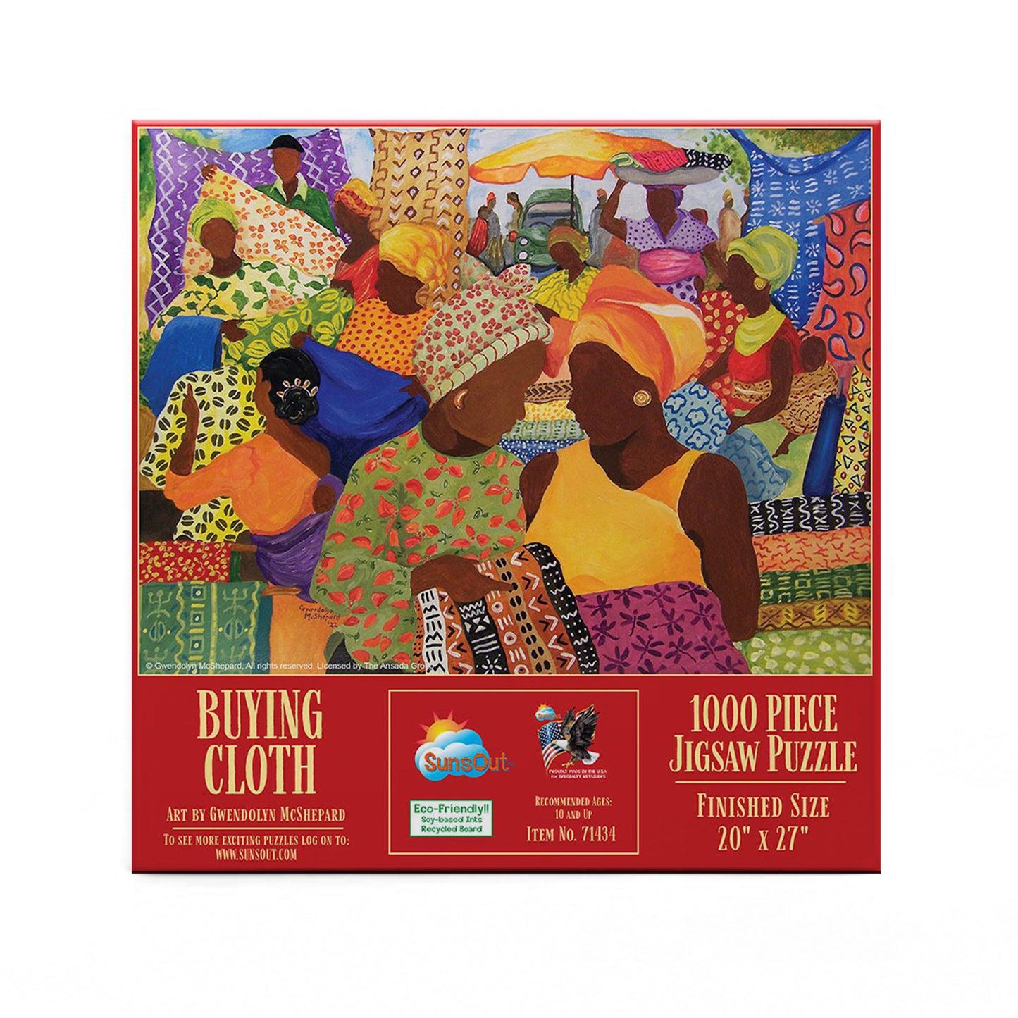Buying Cloth 1000 pc  Jigsaw Puzzle 71434