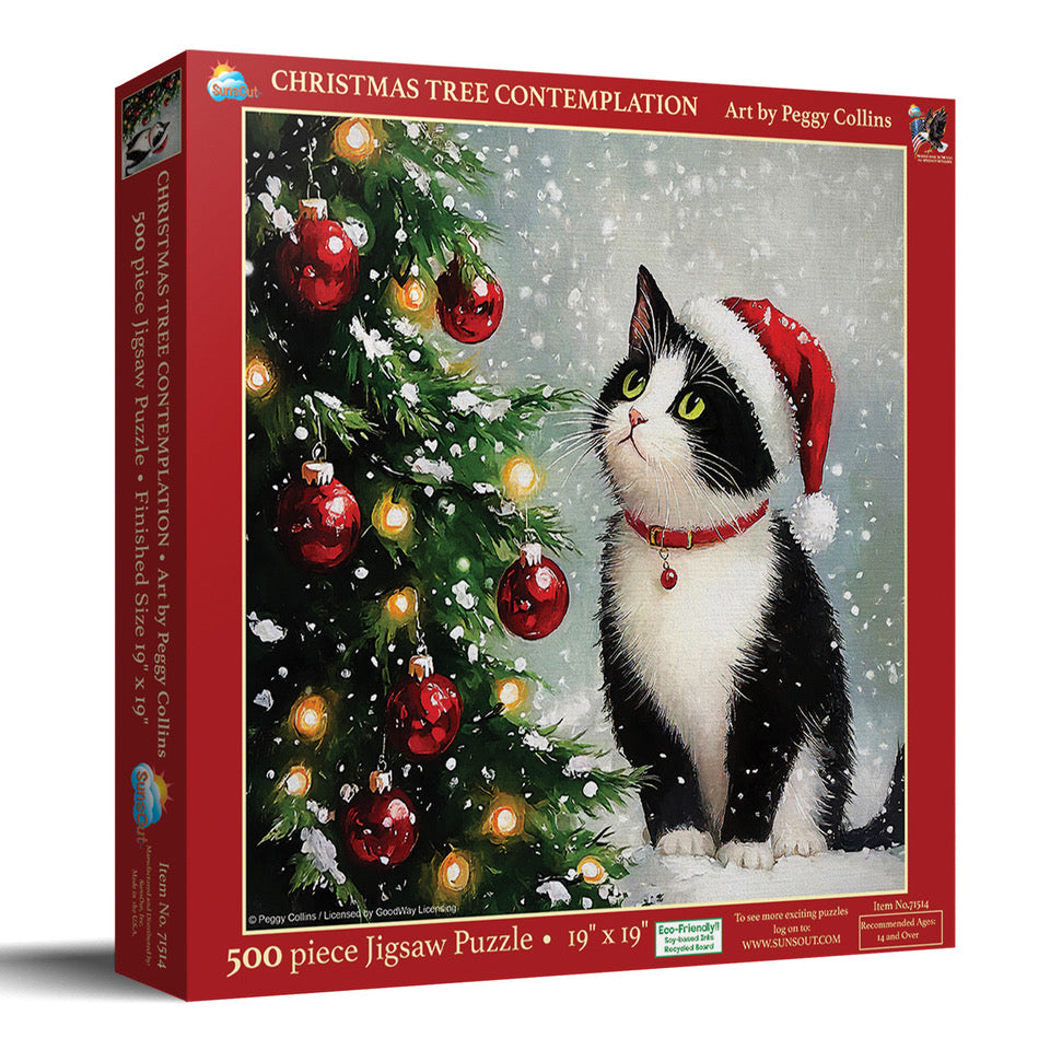Christmas Tree Contemplation 500 pc  Jigsaw Puzzle 71514