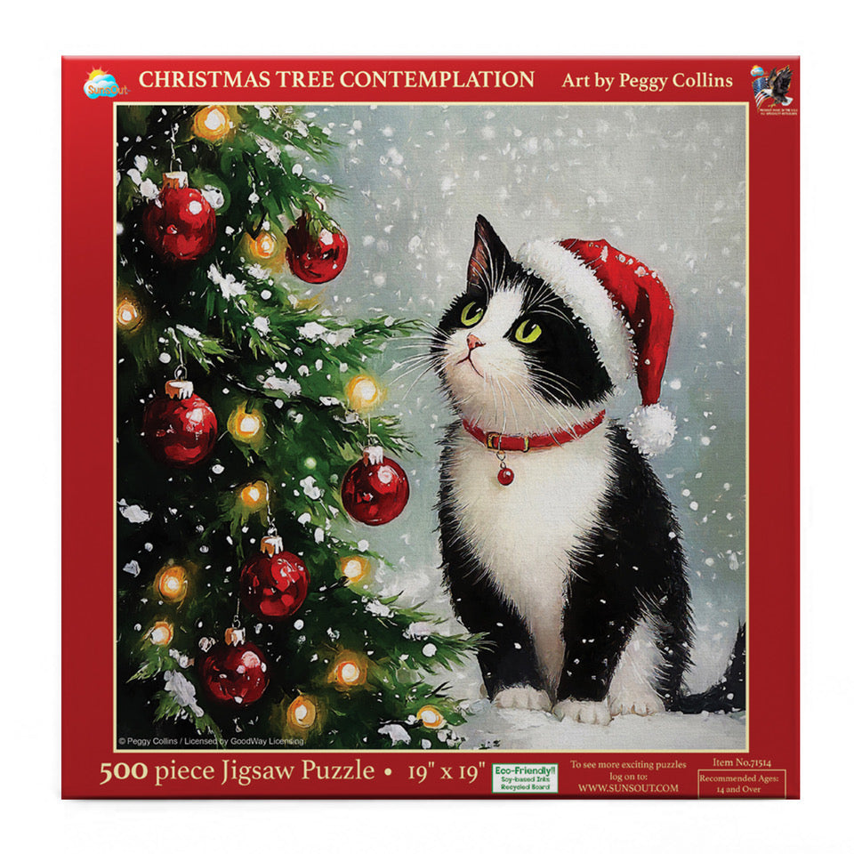 Christmas Tree Contemplation 500 pc  Jigsaw Puzzle 71514