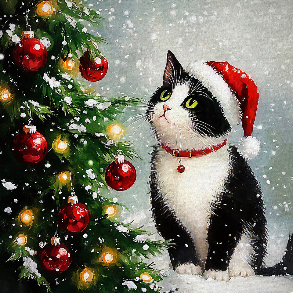 Christmas Tree Contemplation 500 pc  Jigsaw Puzzle 71514