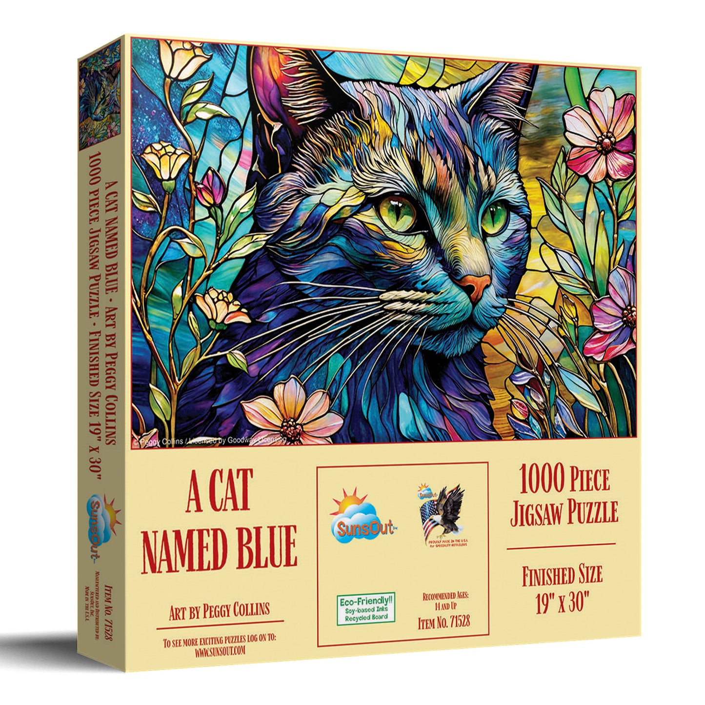 A Cat Named Blue 1000 pc  Jigsaw Puzzle 71528