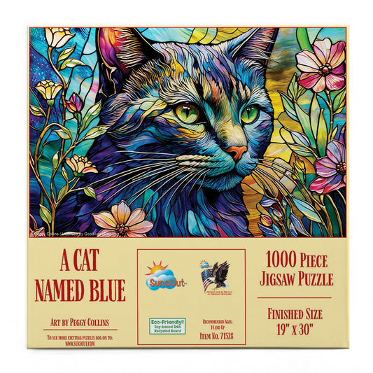 A Cat Named Blue 1000 pc  Jigsaw Puzzle 71528