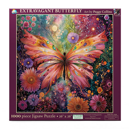 Extravagent Butterfly 1000 pc  Jigsaw Puzzle 71539