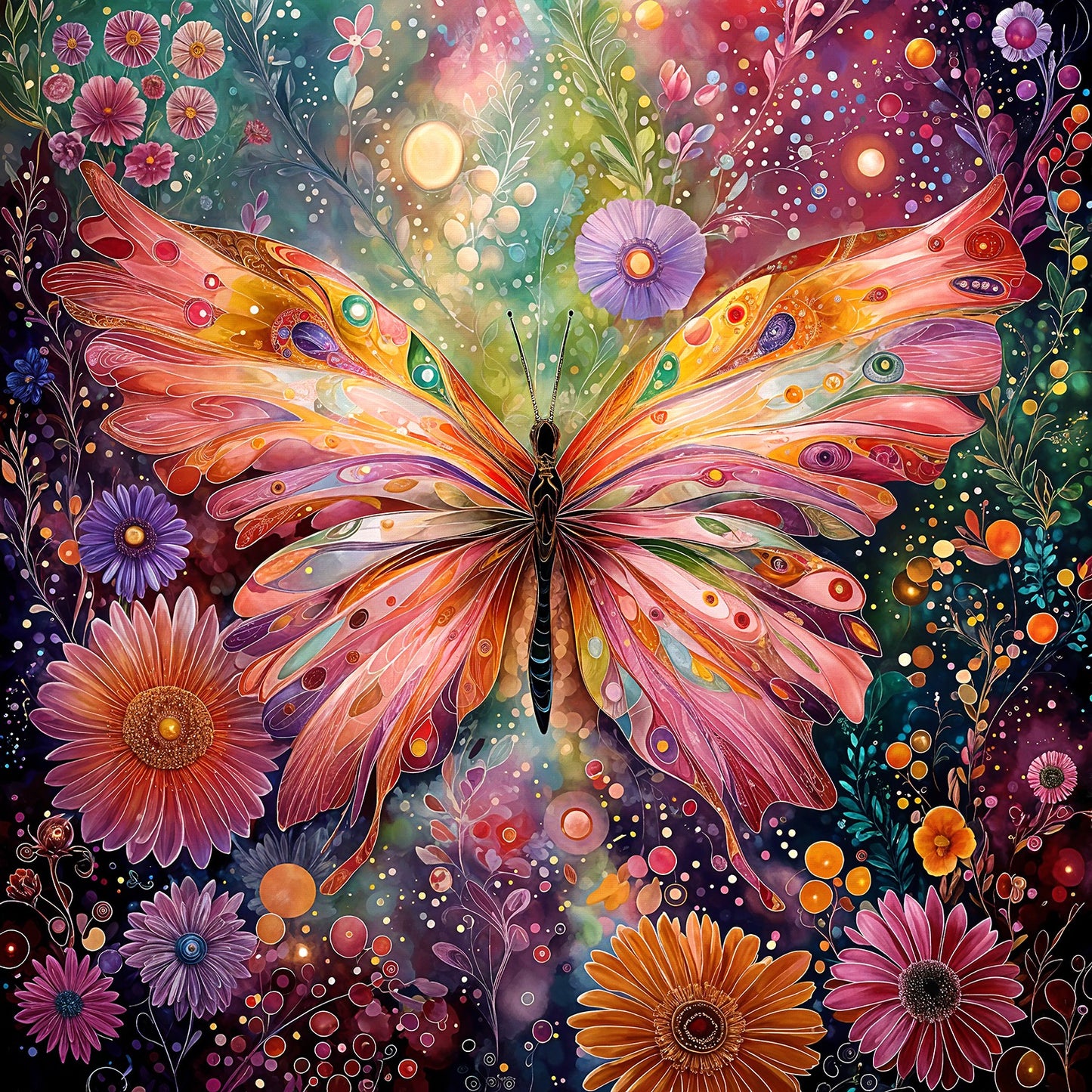 Extravagent Butterfly 1000 pc  Jigsaw Puzzle 71539