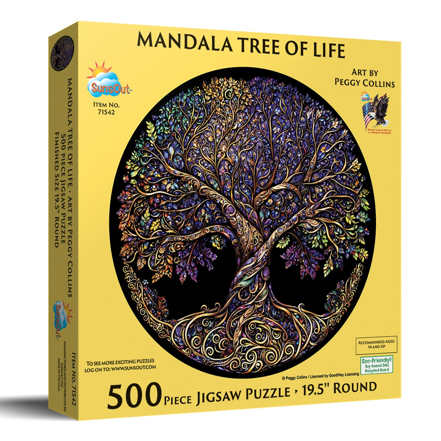 Mandala Tree of Life 500 pc  Jigsaw Puzzle 71542