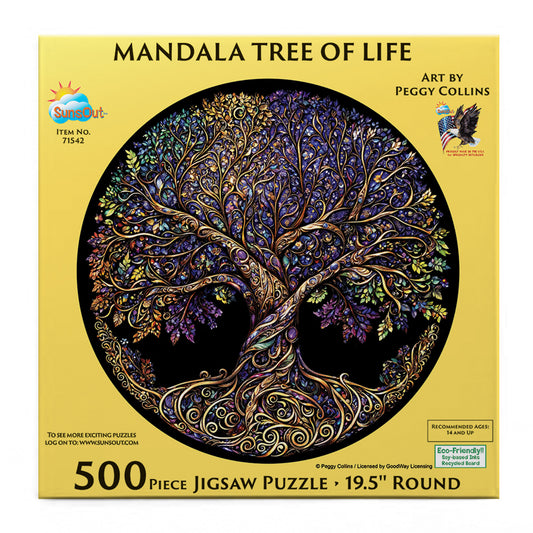 Mandala Tree of Life 500 pc  Jigsaw Puzzle 71542