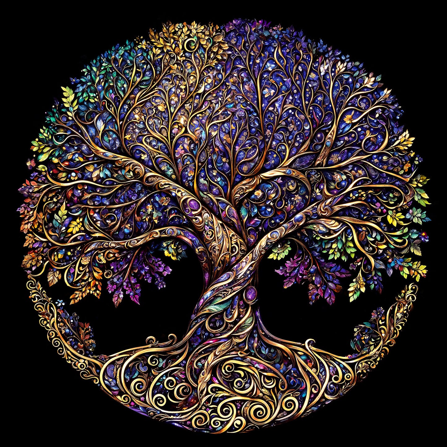 Mandala Tree of Life 500 pc  Jigsaw Puzzle 71542