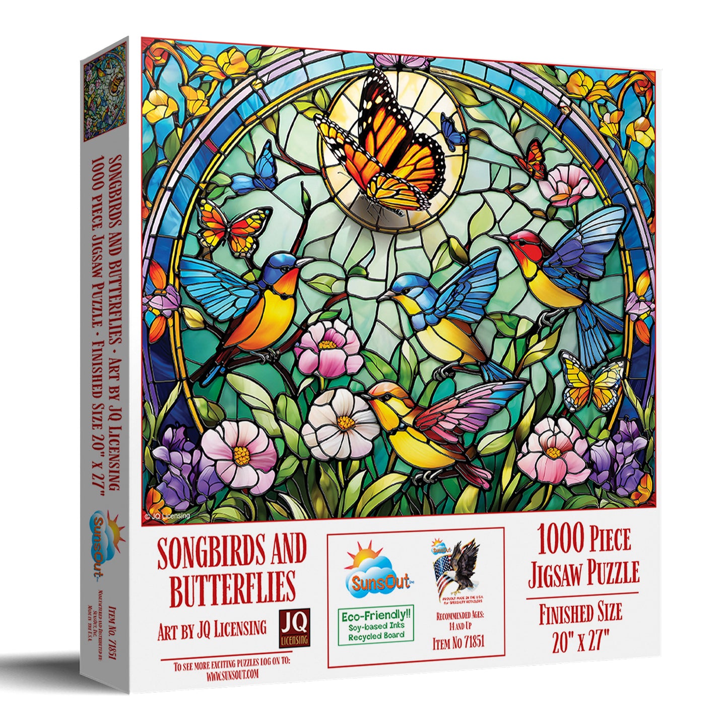 Songbirds and butterflies 1000 pc  Jigsaw Puzzle 71851